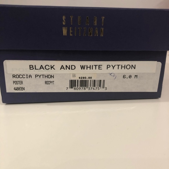 Stuart Weitzman Python Print Slingback Heel - Picture 5 of 5